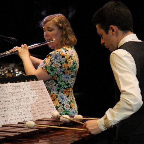 18 tangoduett mit marimba und querflöte. Vergrösserte Ansicht